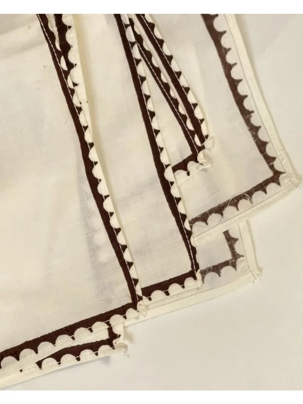 Vintage Egyptian Cotton Napkins Set of 6 Made in Egypt Pharaoh Chariot Egyptian